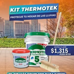 Cubeta Thermotek 5 Años 19 L + Sello 3.8 L con Cepillo Gratis