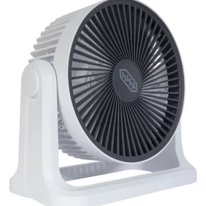 Ventilador De Mesa Iusa Con Palas De Plástico Recargable