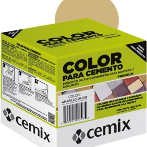 Cemix Color para Cemento Amarillo Óxido 1 kg