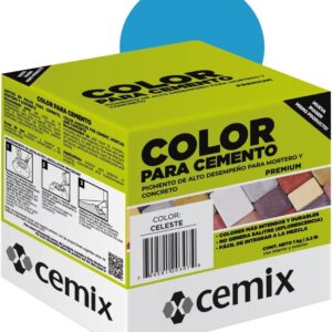 Cemix Color para Cemento Azul Acuamarina 1 kg