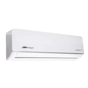 Mini Split Mirage Life 12+ ELC120T/CLC120T (1 ton, 12 000 BTU, Frío/Calor, Blanco)